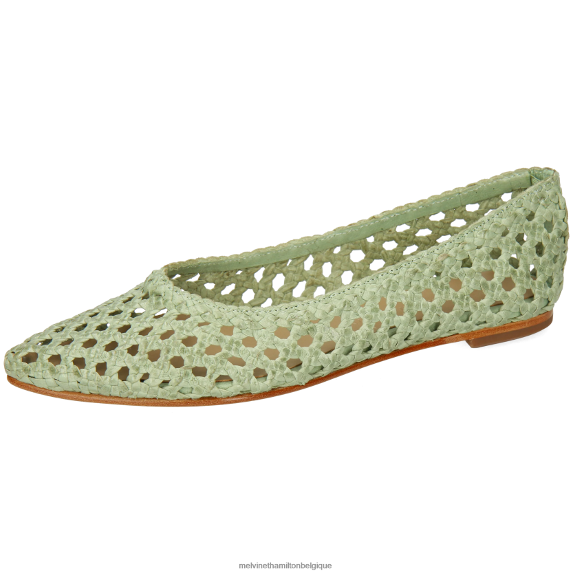 Melvin & Hamilton femmes Alexa 16 R442281959 ballerines vert