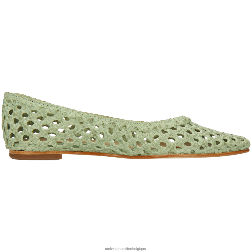 Melvin & Hamilton femmes Alexa 16 R442281959 ballerines vert
