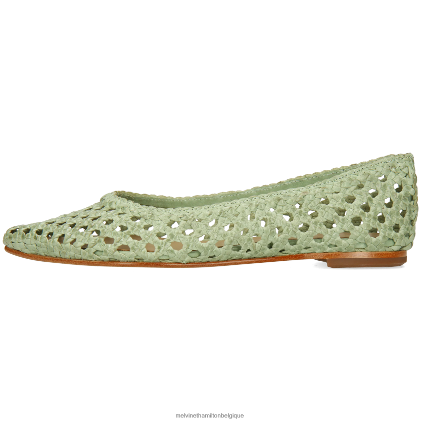Melvin & Hamilton femmes Alexa 16 R442281959 ballerines vert