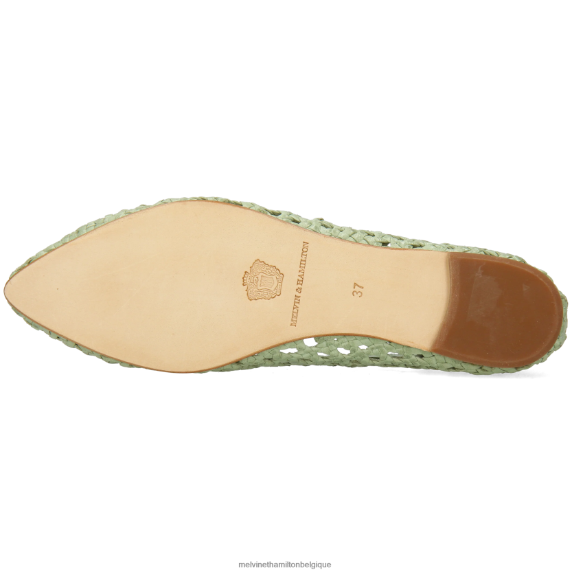 Melvin & Hamilton femmes Alexa 16 R442281959 ballerines vert