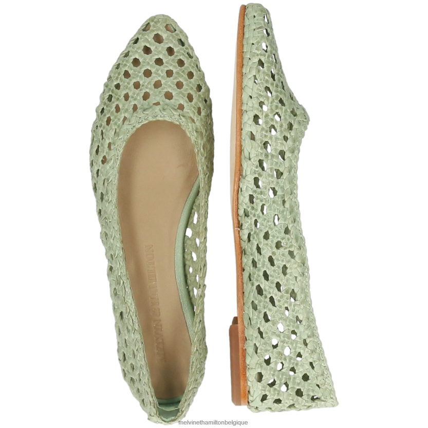 Melvin & Hamilton femmes Alexa 16 R442281959 ballerines vert
