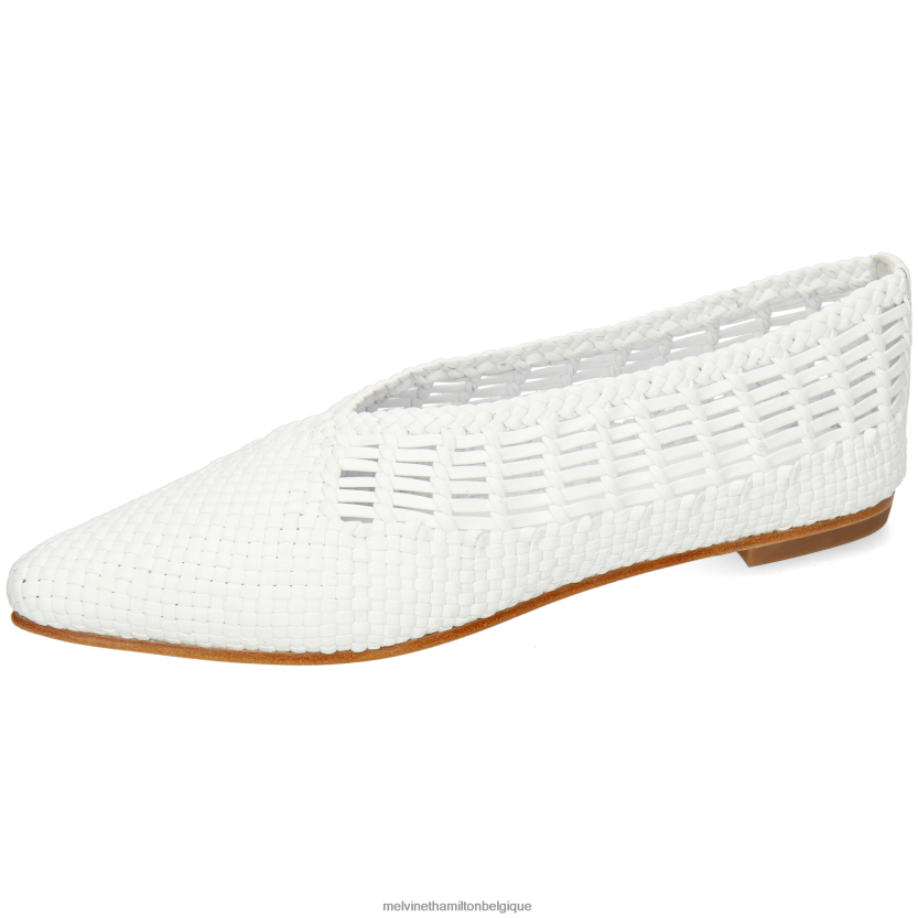 Melvin & Hamilton femmes Alexa 40 R442281976 ballerines blanc