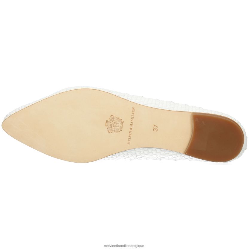 Melvin & Hamilton femmes Alexa 40 R442281976 ballerines blanc