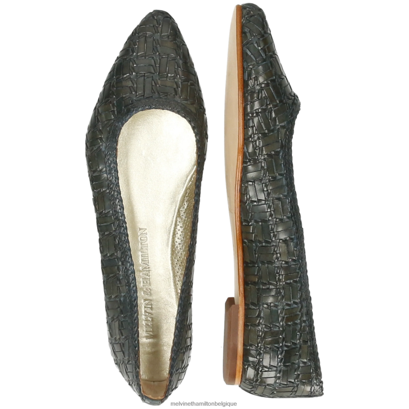 Melvin & Hamilton femmes Alexa 45 R442281954 ballerines kaki