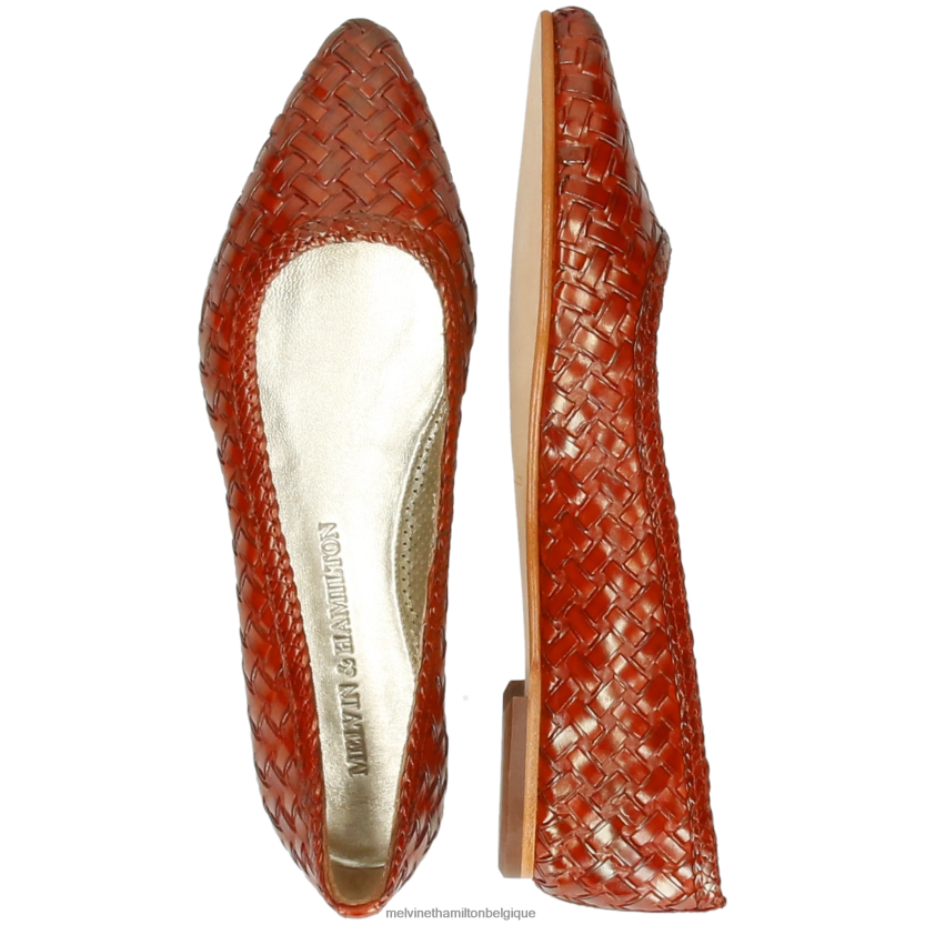 Melvin & Hamilton femmes Alexa 46 R442281955 ballerines orange