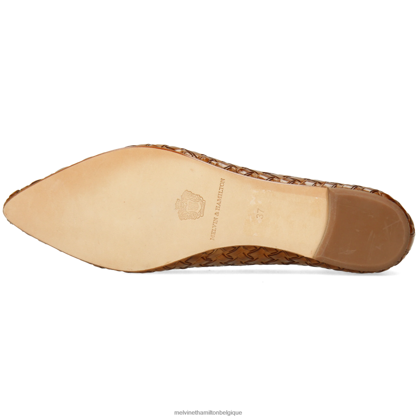 Melvin & Hamilton femmes Alexa 46 R442281964 ballerines brun