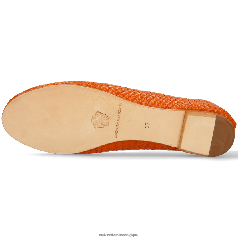 Melvin & Hamilton femmes Kate 5 R442281960 ballerines orange