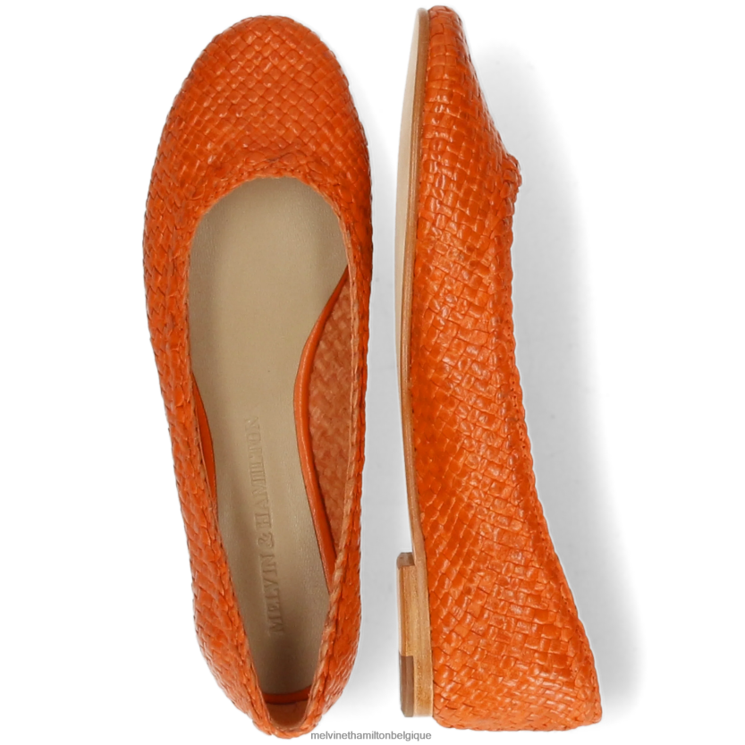 Melvin & Hamilton femmes Kate 5 R442281960 ballerines orange