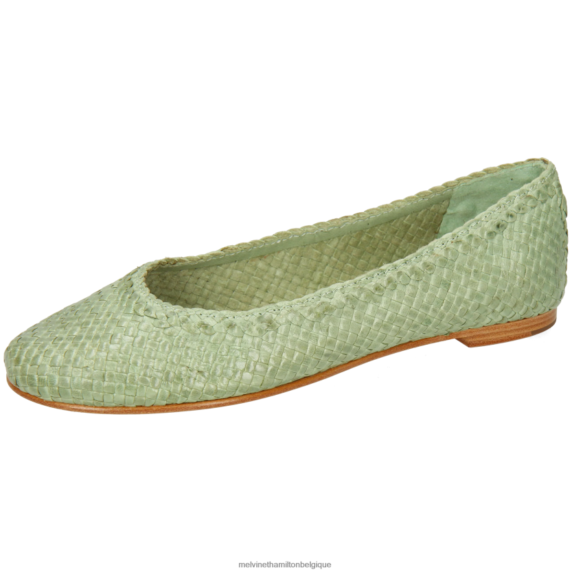 Melvin & Hamilton femmes Kate 5 R442281962 ballerines vert
