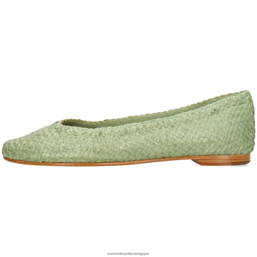 Melvin & Hamilton femmes Kate 5 R442281962 ballerines vert