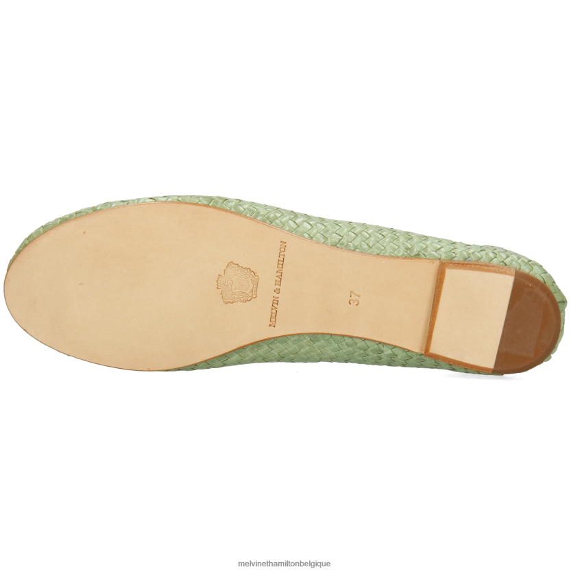 Melvin & Hamilton femmes Kate 5 R442281962 ballerines vert
