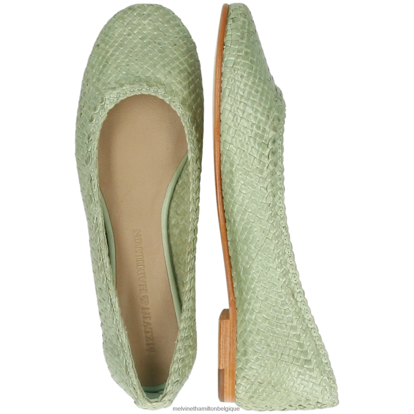 Melvin & Hamilton femmes Kate 5 R442281962 ballerines vert