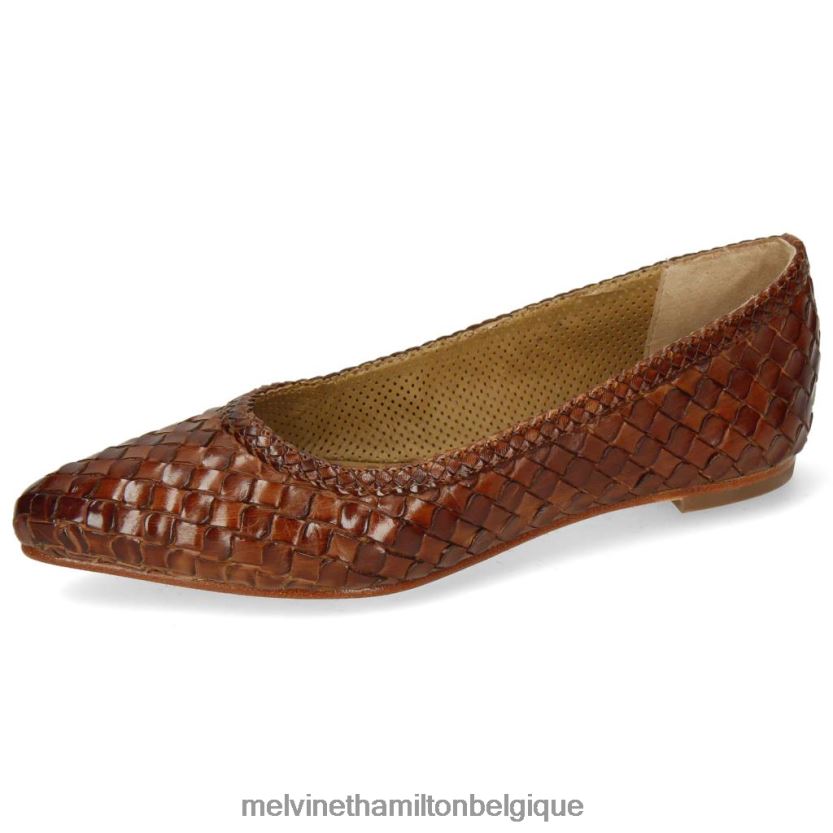 Melvin & Hamilton femmes Lydie 3 R442281966 ballerines brun