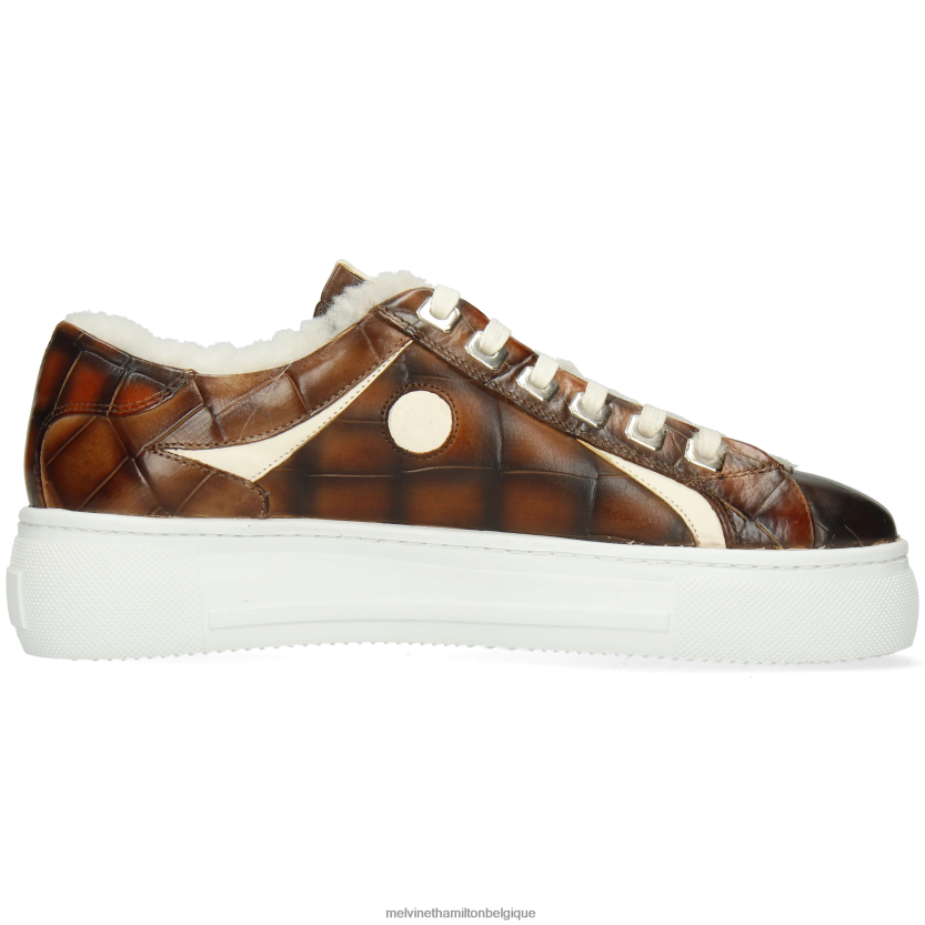 Melvin & Hamilton femmes ambre 4 R442281828 baskets brun