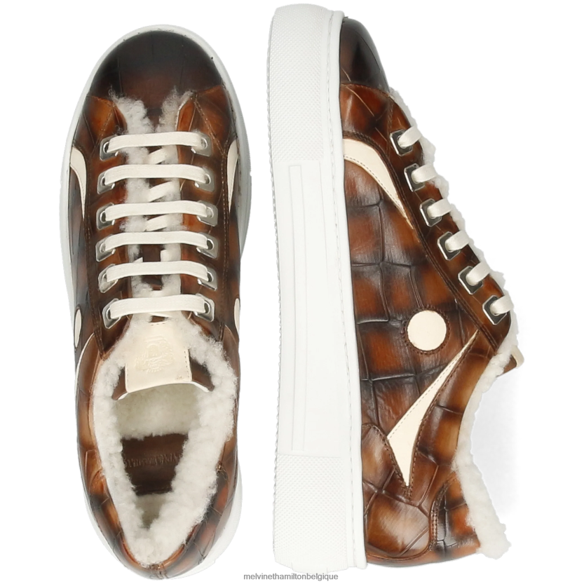Melvin & Hamilton femmes ambre 4 R442281828 baskets brun