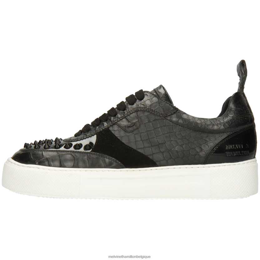 Melvin & Hamilton femmes ambre 9 R442281797 baskets noir