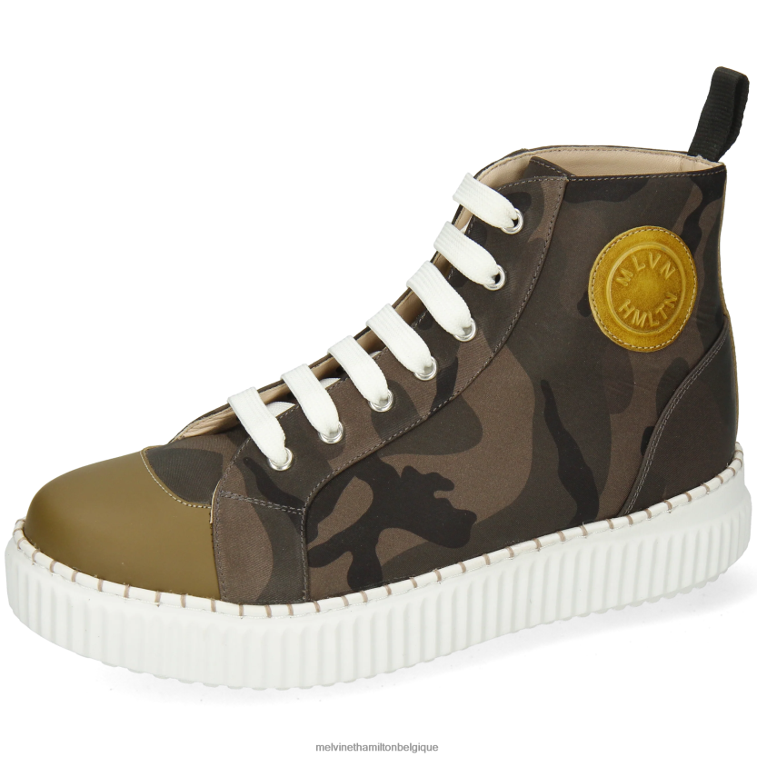 Melvin & Hamilton femmes nouri 3 R442281840 baskets kaki