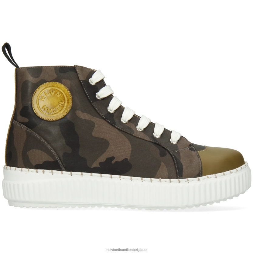 Melvin & Hamilton femmes nouri 3 R442281840 baskets kaki