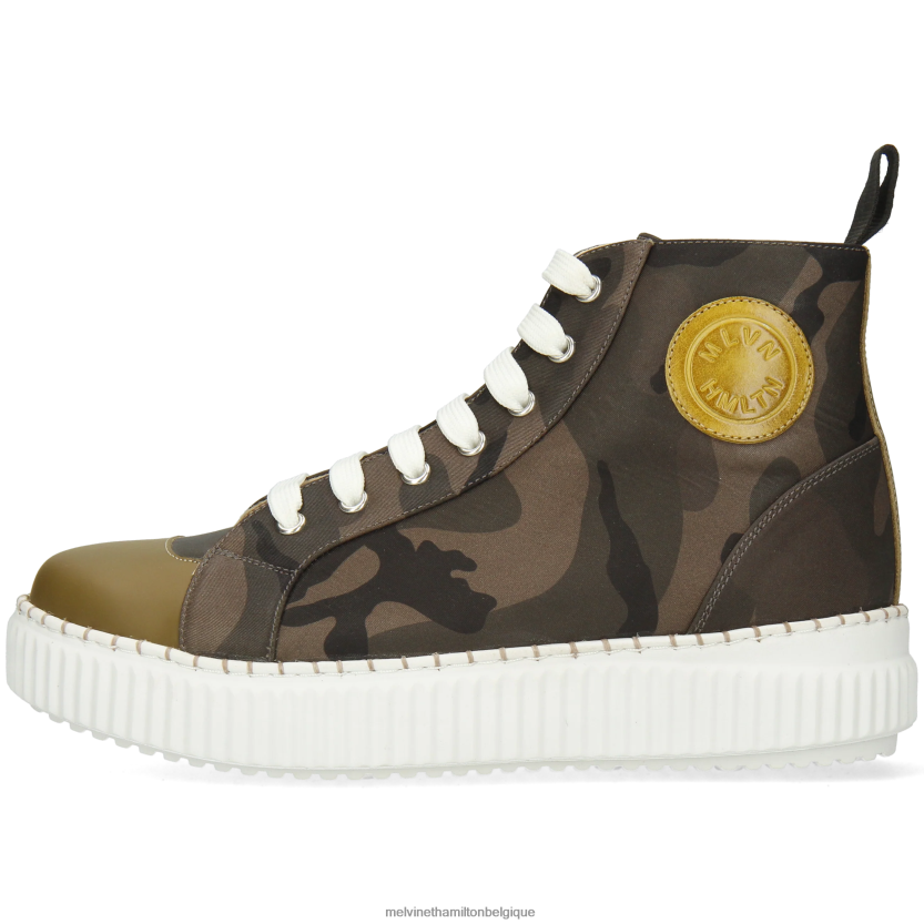 Melvin & Hamilton femmes nouri 3 R442281840 baskets kaki