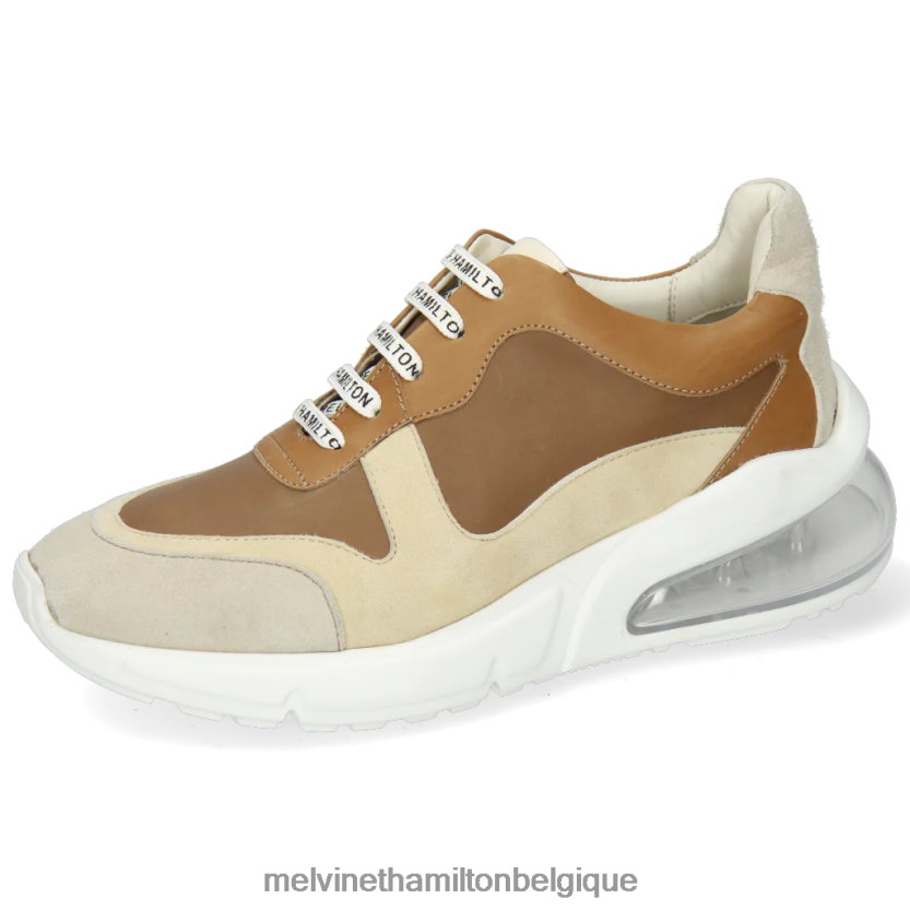 Melvin & Hamilton femmes paméla 4 R442281859 baskets brun clair