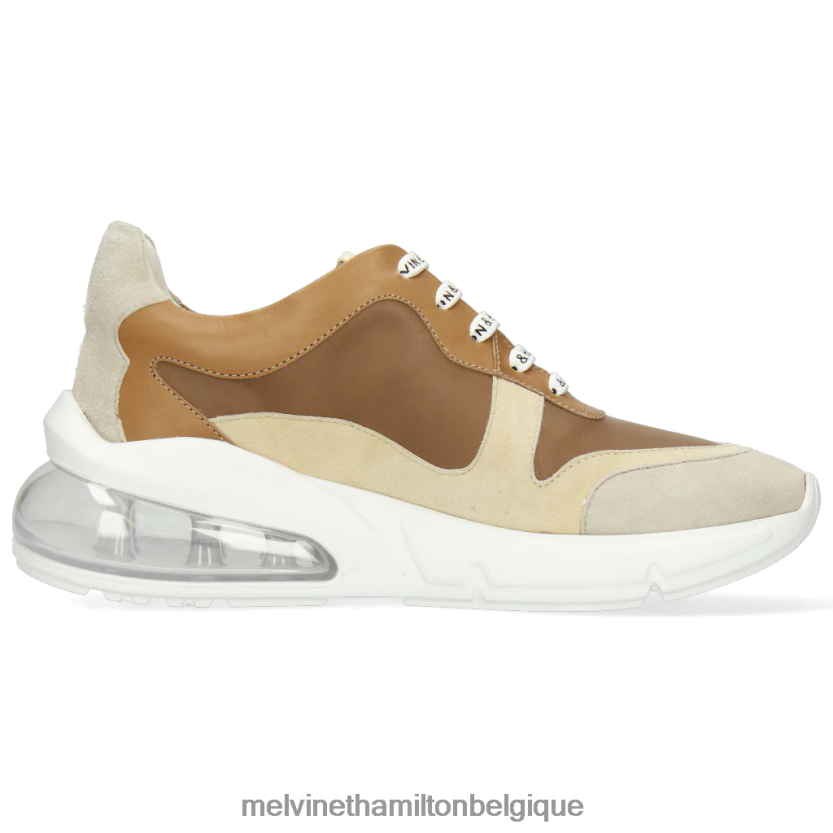 Melvin & Hamilton femmes paméla 4 R442281859 baskets brun clair