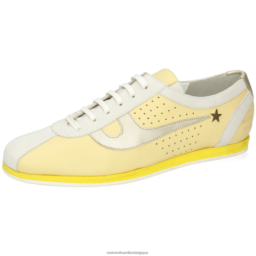 Melvin & Hamilton femmes perle 1 R442281801 baskets jaune