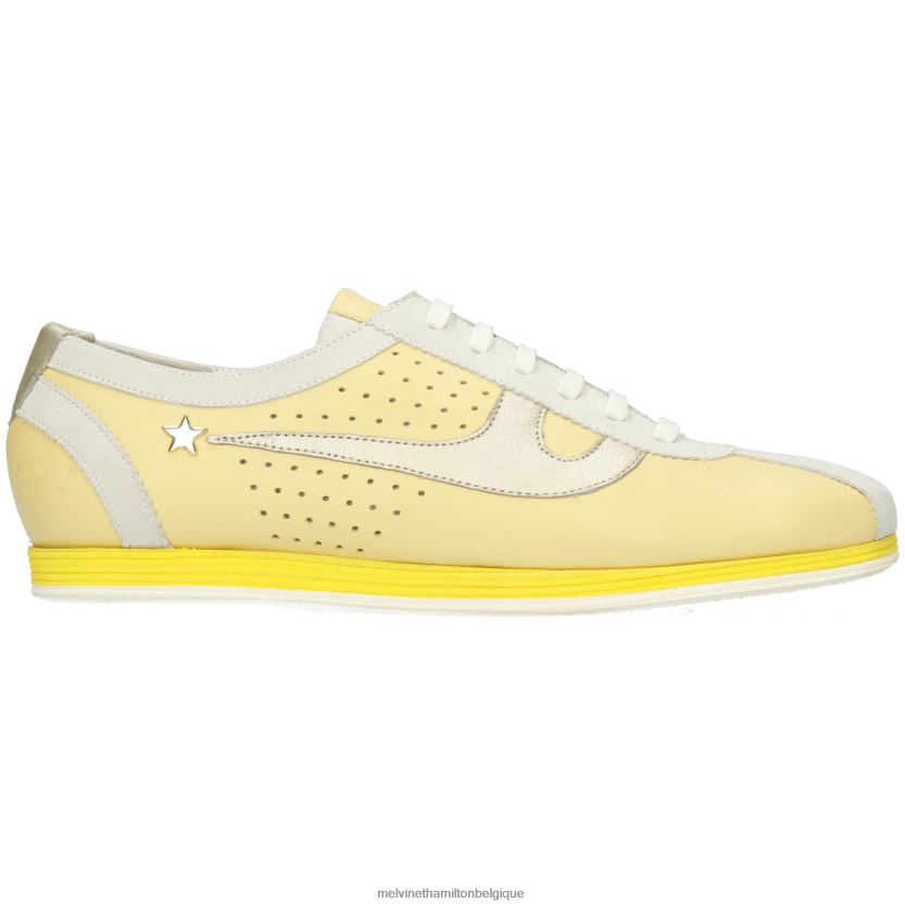 Melvin & Hamilton femmes perle 1 R442281801 baskets jaune