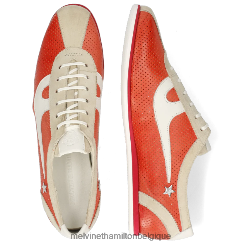 Melvin & Hamilton femmes perle 1 R442281871 baskets rouge