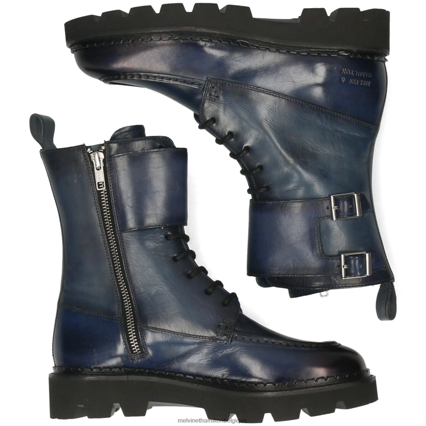 Melvin & Hamilton femmes jade 37 R442281147 bottes bleu