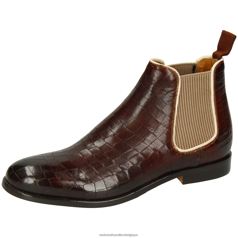 Melvin & Hamilton femmes Amélie 4 R44228931 bottines brun