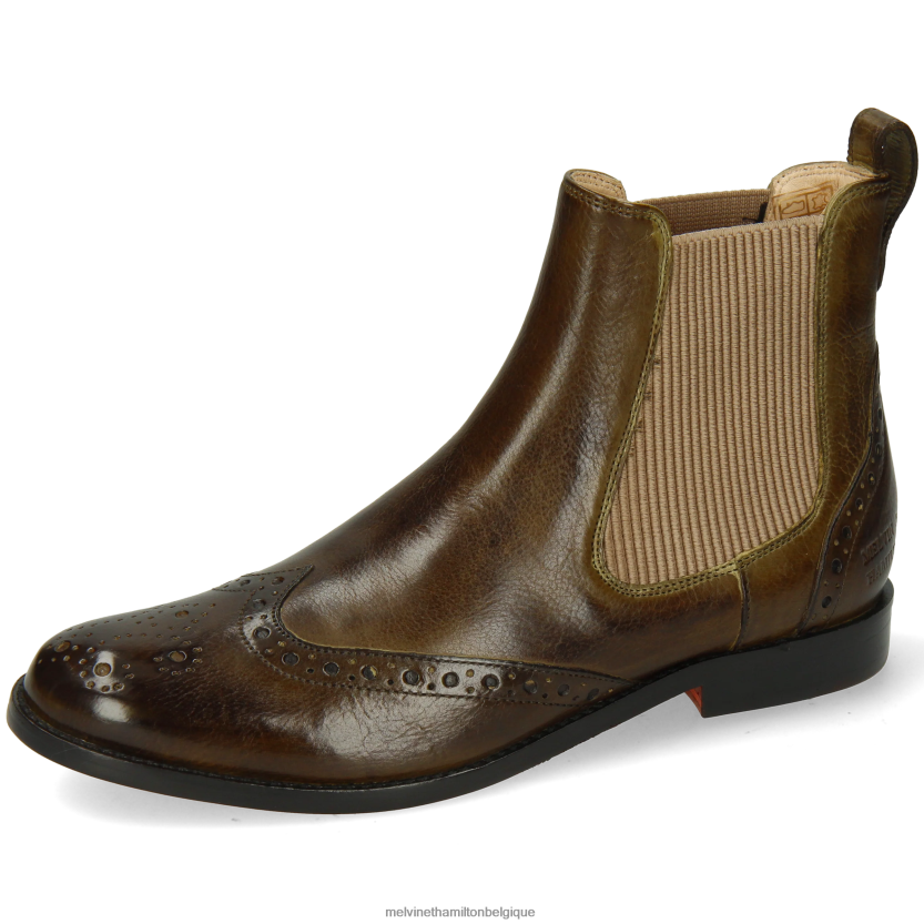 Melvin & Hamilton femmes Amélie 5 R44228919 bottines vert