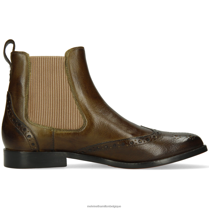 Melvin & Hamilton femmes Amélie 5 R44228919 bottines vert