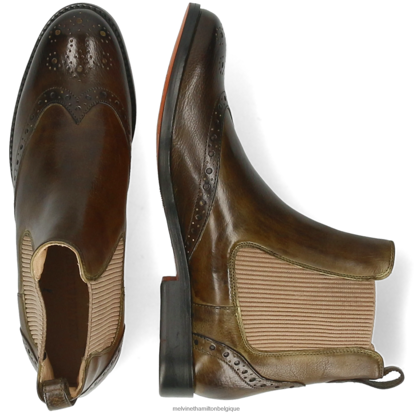 Melvin & Hamilton femmes Amélie 5 R44228919 bottines vert