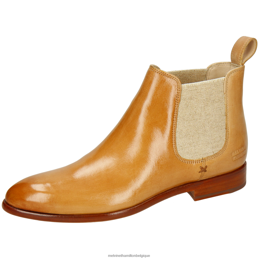 Melvin & Hamilton femmes Jessy 1 R44228786 bottines brun clair