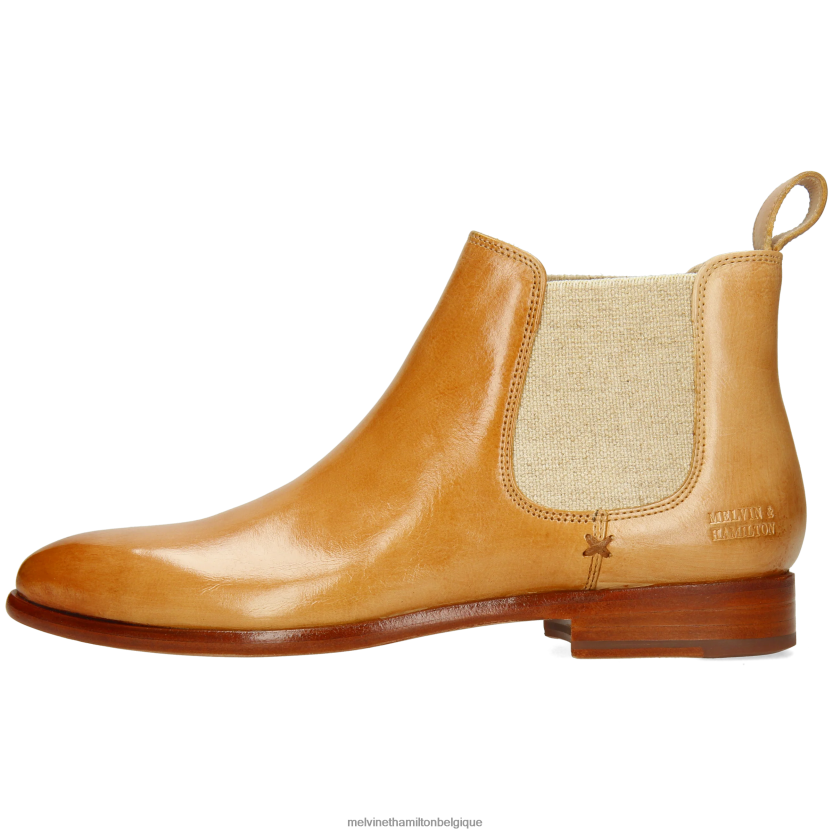 Melvin & Hamilton femmes Jessy 1 R44228786 bottines brun clair