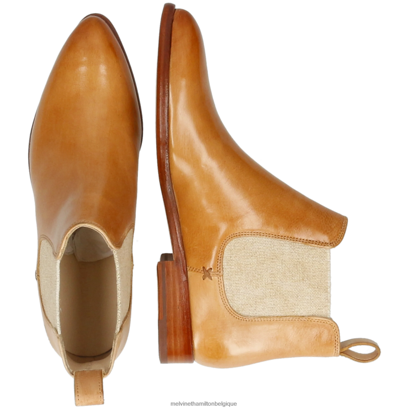 Melvin & Hamilton femmes Jessy 1 R44228786 bottines brun clair