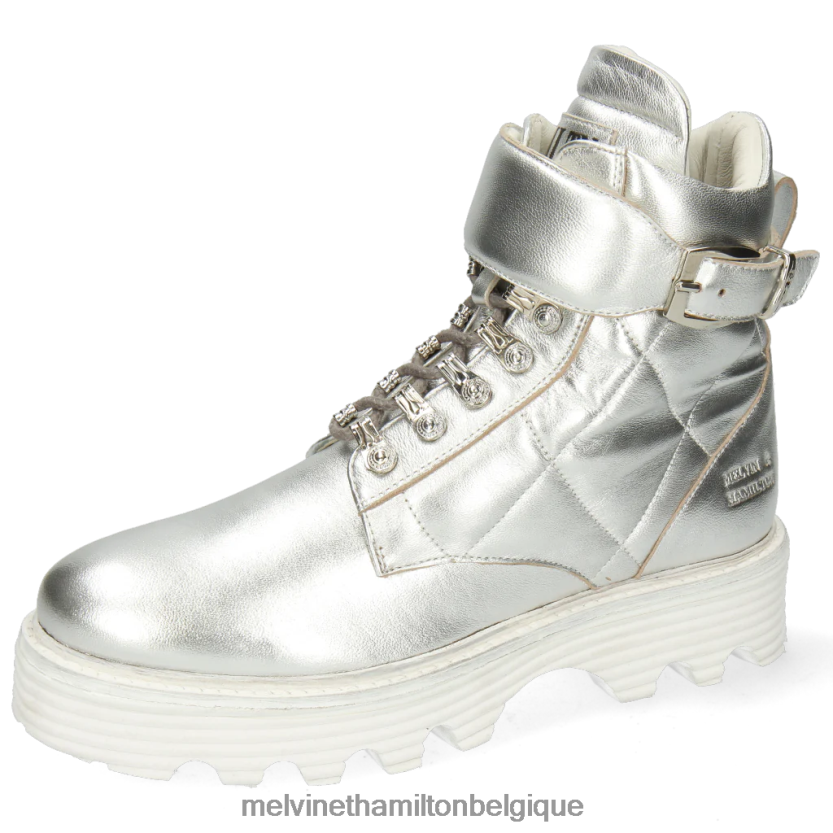 Melvin & Hamilton femmes Léonie 11 R442281102 bottines argent