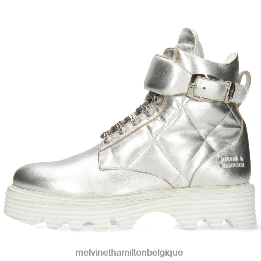Melvin & Hamilton femmes Léonie 11 R442281102 bottines argent