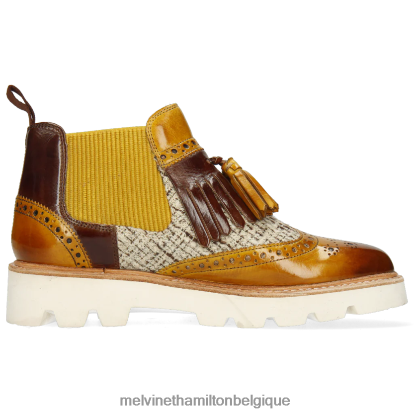 Melvin & Hamilton femmes Sélina 5 R442281047 bottines brun clair