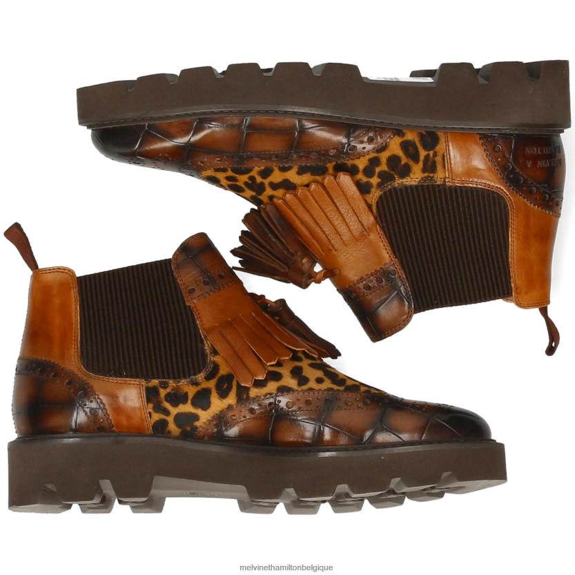 Melvin & Hamilton femmes Sélina 5 R44228869 bottines brun