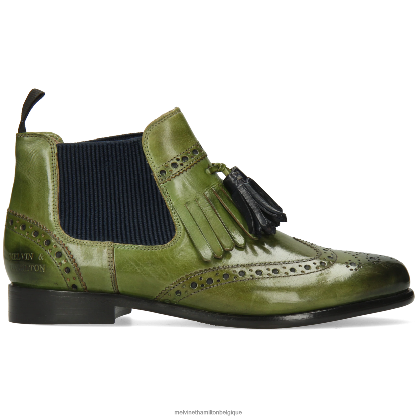 Melvin & Hamilton femmes Sélina 5 R44228981 bottines vert