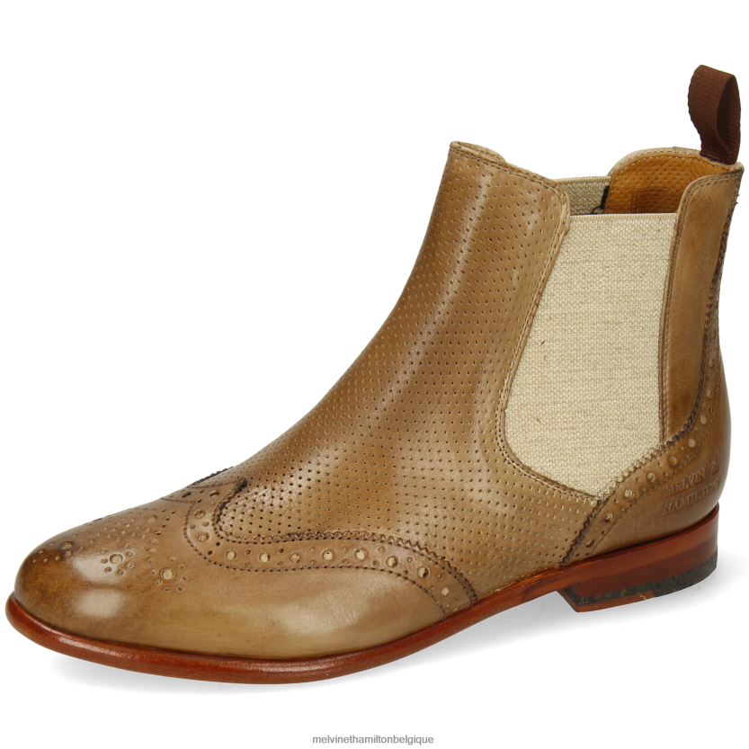 Melvin & Hamilton femmes Sélina 6 R44228867 bottines brun clair