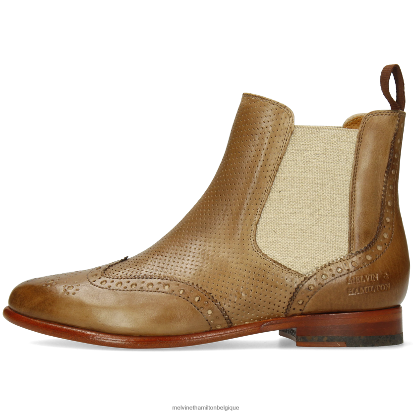 Melvin & Hamilton femmes Sélina 6 R44228867 bottines brun clair