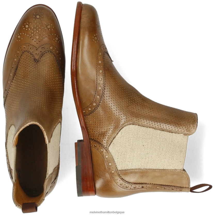 Melvin & Hamilton femmes Sélina 6 R44228867 bottines brun clair