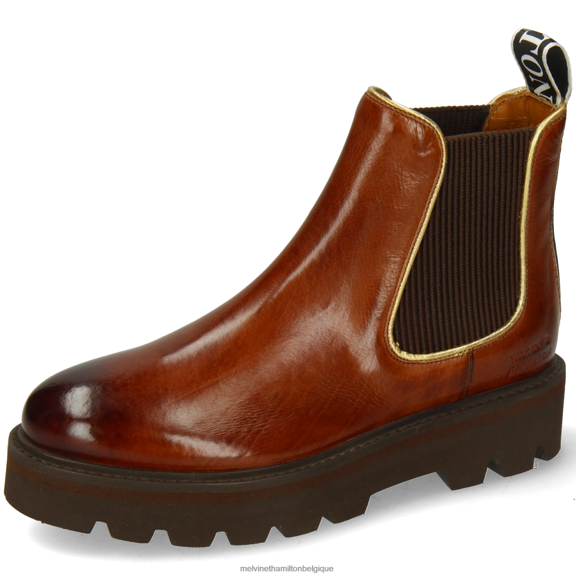 Melvin & Hamilton femmes Sybille 6 R44228830 bottines brun
