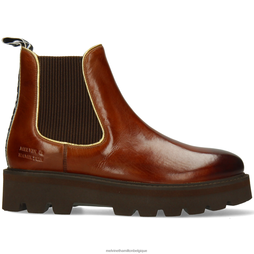 Melvin & Hamilton femmes Sybille 6 R44228830 bottines brun