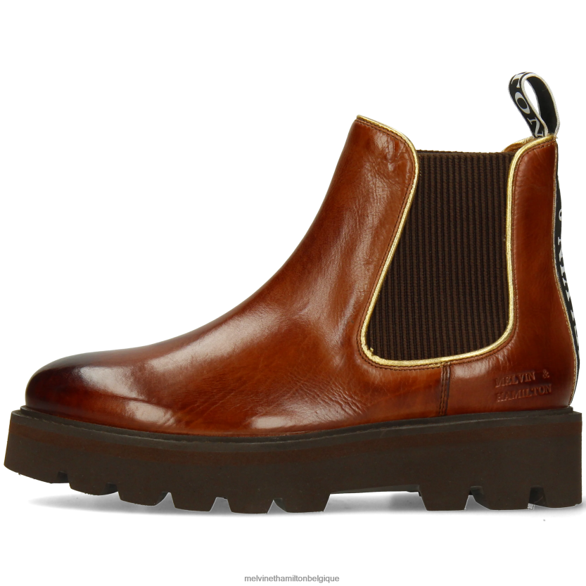 Melvin & Hamilton femmes Sybille 6 R44228830 bottines brun
