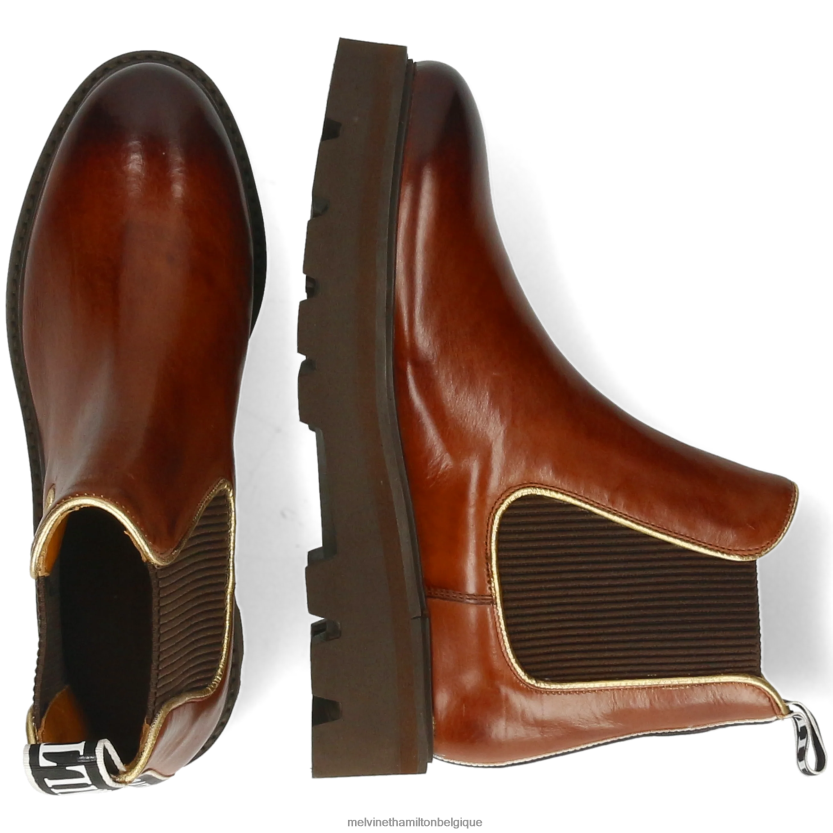 Melvin & Hamilton femmes Sybille 6 R44228830 bottines brun