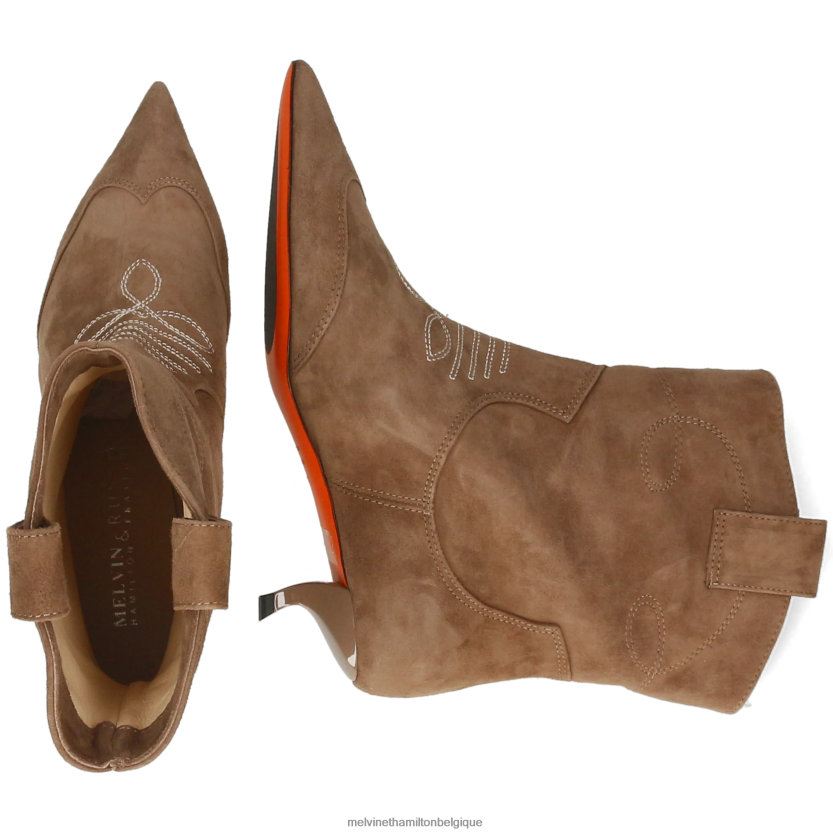 Melvin & Hamilton femmes aurore 1 R44228840 bottines brun