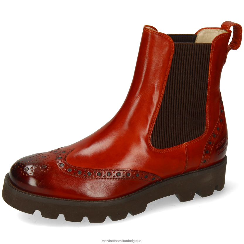 Melvin & Hamilton femmes jade 8 R44228799 bottines brun